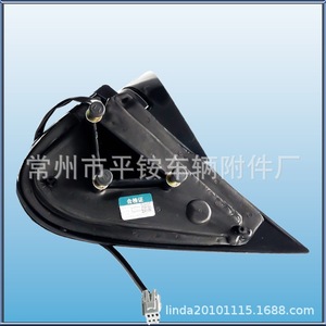 Ensemble de rétroviseurs de recul Buick Gl8, coque noire en ABS, miroir plan pour remplacement et réparation des modèles 2004-2007 - Product Image 3