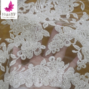 <span class=keywords><strong>2022</strong></span> vente en gros français dentelle Tulle séquence élégante dentelle de mariage perlée <span class=keywords><strong>marché</strong></span> de dubaï HY1425 - Product Image 3