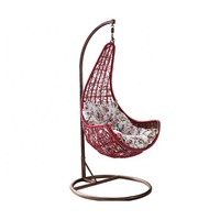 Vente en gros de balançoires de jardin populaires pour l'extérieur chaise œuf de taille adulte suspendue