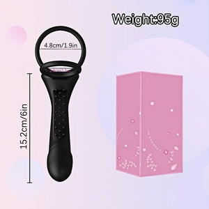 LetRock 10 Wiggling Modes Massager Silicone Plug G Spot Thrusting <b>Vibrating</b> Delay Ejaculation Ring Sex Toys for Couple - Product Image 5
