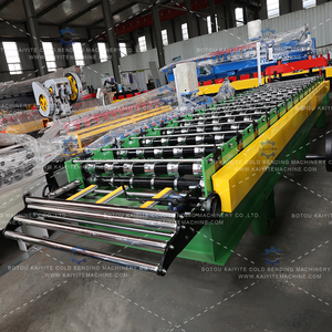 Machine à tôles de <span class=keywords><strong>toiture</strong></span> certifiée CE, formage de <span class=keywords><strong>tuiles</strong></span> de <span class=keywords><strong>toiture</strong></span> trapézoïdales, équipement de découpe hydraulique <span class=keywords><strong>pour</strong></span> la fabrication de toitures - Product Image 5