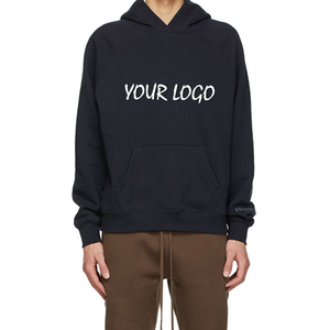 Custom Logo Raglan Sleeve <b>Pullover</b> Fleece Hoodie <b>Men</b> Heavyweight French Terry Blank Streetwear Hooded Sweatshirt - Product Image 4