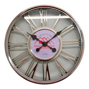 Horloge murale suspendue en aluminium plaqué or à bas prix pour décor de chambre meilleur vendeur horloge murale pour décor de salon en gros - Product Image 5