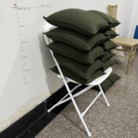 Chaises pliantes blanches en plastique pour événements, location en gros, portables, pour banquets et mariages en extérieur