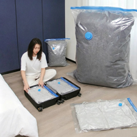 Sacs de compression de voyage écologiques Z-PA+PE, capacité 0-0,5L, pour vêtements, sacs de rangement sous vide pour valise