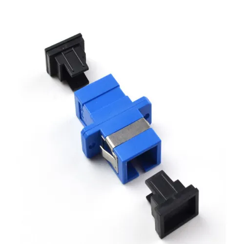 Großhandel Flansch SC UPC SM Simplex blaues Faser-Optisch-Adapter-Koppel-Koppler