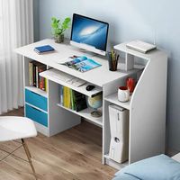 Bureau de travail moderne en MDF, table de bureau en bois pour mobilier de bureau