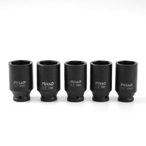 Deep Air Impact King Métrique 1/2 Clé Sae Drive <span class=keywords><strong>Powerfix</strong></span> douille 35pcs - Product Image 4