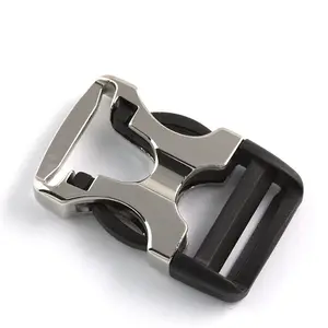 4871 Luggage Cap Insert Plastic Webbing Buckle Bag Part Plastic Custom Side Release Buckles Plaque Buckle