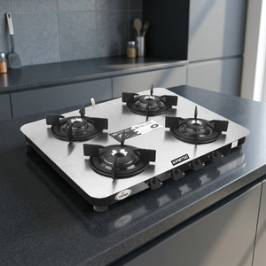 KIMATSU KIM-HOB-SS1 - Estufa de Gas LPG de 4 Quemadores con Encendido Electrónico, Superficie de Acero Inoxidable Resistente al Calor, 30 Pulgadas, 1 Año de Garantía - Product Image 2