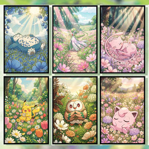 MS Wholesale Japan Anime Pokemoned Collection Cards Art Boards Rare Anime Pokemoned Colored Paper Booster Box Card Games Gifts - Product Image 4