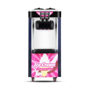 Aluguel industriais um glace fazer máquinas dairy queen frozen yogurt ice-cream maker comercial soft servir máquina de sorvete