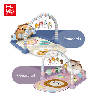 HW bambino attività di educazione precoce giocattoli sportivi a tema animale pedali Fitness pianoforte palestra tappetini da gioco con graziosi sonagli appesi - Product Image 2