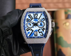 Reloj Mecánico Automático de Lujo de Alta Calidad con Caja Ovalada de Acero Inoxidable, Esfera Luminosa y Calendario - Product Image 1