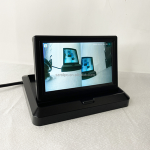 <span class=keywords><strong>Monitor</strong></span> per auto da 5 pollici pieghevole di qualità 2Ch con funzione di registrazione - Product Image 1