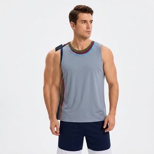 Custom Couple Ultra Light Knitted Sporty Quick Dry Breathable Vest Marathon <b>Running</b> <b>Singlet</b> Sleeveless T-Shirt - Product Image 3