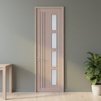 Portes intérieures en bois composite (WPC) 2026, résistantes à l'humidité, à la moisissure et aux termites, écologiques, imperméables et sans peinture