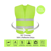 Gilet Réfléchissant de Sécurité à Prix de Gros Abordable, Vêtement de Sécurité Réfléchissant, Gilet de Sécurité Haute Visibilité
