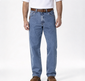 Wangsheng für Riggs Workwear Herren Gerade Geschnittene Utility-Jeans mit Mittlerer Taille, Mittelstarker Waschung, Denim-Ripstop, Zimmermanns-Jeans Victory Indigo 36W X 30L - Product Image 6