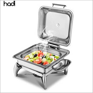 Olla Calentadora de Acero Inoxidable con Tapa Cuadrada, Hidráulica, Automática, de Inducción, para Buffet de Lujo Clásico de Restaurante <span class=keywords><strong>Shawarma</strong></span> - Product Image 1