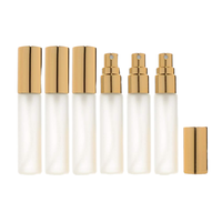 Carré rond 3 5 7 10 15 20 30 ml Voir à travers le pulvérisateur de parfum utiliser une bouteille de toner pour la peau en verre avec bouchon à vis en métal