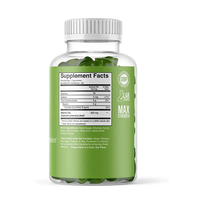 Nouveau riche en fibres à base de pectine sans sucre végétalien Matcha thé vert gommes ours pour antioxydant soutien immunitaire minceur