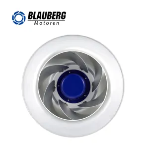 Blauberg 380V 500mmモーター0-10vhvac低ノイズCE承認FFU用逆カーブ遠心ファン