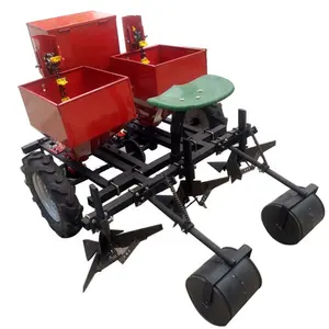 Potato planter machine 2 rows potato planter with fertilizer for tractors