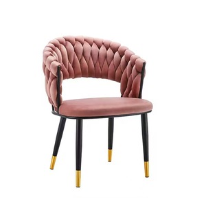 Silla <span class=keywords><strong>de</strong></span> Comedor <span class=keywords><strong>de</strong></span> Terciopelo Nórdico <span class=keywords><strong>de</strong></span> Lujo con Ribete Dorado, Muebles <span class=keywords><strong>Modernos</strong></span> para el Hogar, Sala <span class=keywords><strong>de</strong></span> Estar, Venta Directa <span class=keywords><strong>de</strong></span> Fábrica para Uso en Comedor - Product Image 6