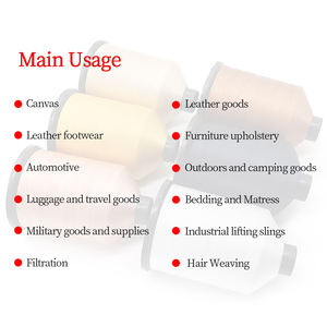 Fil de polyester collé <span class=keywords><strong>Sera</strong></span> bond 92 fil à coudre résistant aux UV 18 oz bobine-peut être utilisé sur les machines à coudre domestiques - Product Image 3