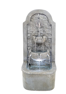 <span class=keywords><strong>Fontaine</strong></span> <span class=keywords><strong>solaire</strong></span> en polyrésine antique de luxe, faite à la main, pour mur, jardin, décoration extérieure - Product Image 3