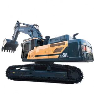 รถขุดไฮดรอลิกแบบตีนตะขาบ รุ่น HX550L ปี 2025 ขนาด 50 ตัน พร้อมเครื่องยนต์คัมมินส์ ระบบควบคุม PLC รับประกัน 1 ปี - ขายดี - Product Image 1