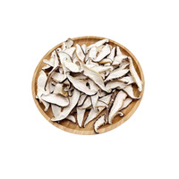 Champignons Shiitake déshydratés en tranches 3mm-5mm Qualité alimentaire naturelle Sac de 10kg Exportation