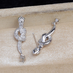 Composants de bijoux semi-finis en argent 925, 8-11, pour boucles d'oreilles en forme de cils, JG5914, accessoires de bricolage, perles, bijoux de couronne, composants de bijoux droits - Product Image 4