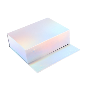 Boîtes rigides personnalisées en carton recyclable, 2 pièces, blanches, A5, fermeture magnétique profonde, gaufrées, pour ceintures, accessoires de mode industriels - Product Image 1