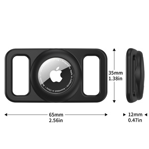 Étui de protection étanche en silicone souple anti-perte <span class=keywords><strong>compatible</strong></span> avec Apple <span class=keywords><strong>Airtag</strong></span>, pour collier pour chien et chat - Product Image 5