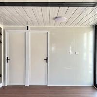 Maison conteneur modulaire extensible anti-corrosion, résistante au sel, pliable, préfabriquée, pour la côte et la plage, 20ft 30ft 40ft