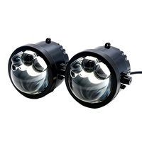 Phares antibrouillard à double lentille de projecteur LED de 3 pouces compatibles H8 9005 9006 – Remplacement direct OEM, amélioration de l'éclairage automobile, pièce de rechange pour voiture