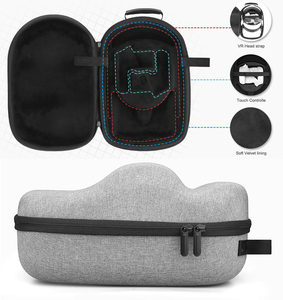 Estuche de transporte portátil de EVA duro, bolsa de almacenamiento protectora para viajes al aire libre para <span class=keywords><strong>Oculus</strong></span> <span class=keywords><strong>Quest</strong></span> <span class=keywords><strong>2</strong></span> <span class=keywords><strong>Meta</strong></span> <span class=keywords><strong>Quest</strong></span> <span class=keywords><strong>2</strong></span> - Product Image 5
