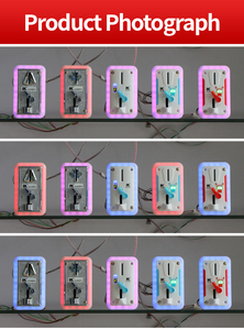 Led chiếu sáng ánh sáng khung Mini Claw Trò chơi giao diện điều khiển máy đánh cá đa-xu chấp nhận mã thông báo Selector validator Board - Product Image 5