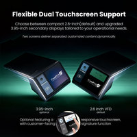 Terminal Punto de Venta con Pantalla Táctil Capacitiva de 8 Pulgadas, Android 14.0, Caja Registradora con Impresora y Escáner, Sistema POS Todo en Uno