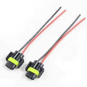 Xe-Tinh chỉnh <span class=keywords><strong>H11</strong></span> <span class=keywords><strong>H9</strong></span> H8 cắm đèn pha Bóng đèn Kết nối cắm ổ cắm xe LED Cắm H1 H4 9005 9006 ổ cắm cho Auto Car Xe tải - Product Image 5