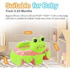 Canapé pour bébé, siège <span class=keywords><strong>de</strong></span> <span class=keywords><strong>soutien</strong></span> pour nourrissons, chaises d'apprentissage pour s'asseoir, transat pour bébés, sièges <span class=keywords><strong>de</strong></span> sol en peluche douce - Product Image 4