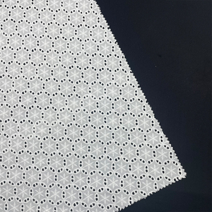 Yeni varış 60S * 60S 90*88 pamuk deliği nakış kumaş pamuk dantel kumaş İsviçre vual - Product Image 4