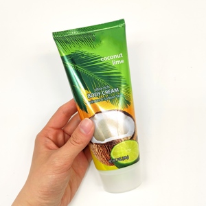 1 198g 7oz-crème à la noix de coco, vente en gros, cire de sucre à la vanille, Lotion corporelle ultra-riche et douce, avec emballage tubulaire - Product Image 3
