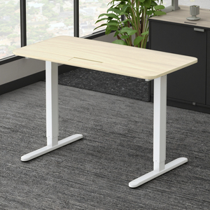 Escritorio de pie moderno con altura ajustable, 3 alturas preestablecidas, escritorio de ordenador para Juegos de oficina en casa y hotel con 2 ganchos, apto para pie - Product Image 3