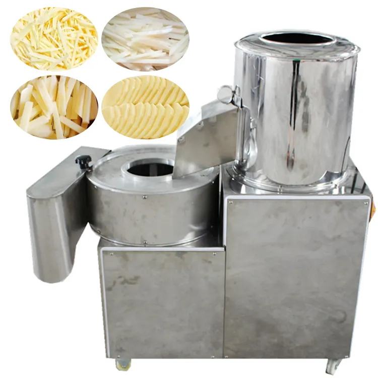 Manual Industrial Electric Cassava Crisp Carrot Slicer Fries Cutting Sweet Potato Chips French Fry Cutter Machine For Sale