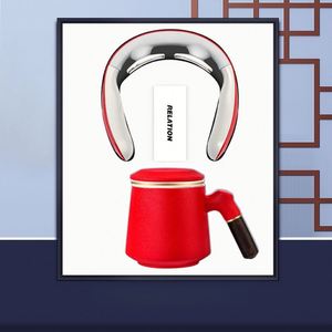 Career Gift Luxury Business <b>Office</b> <b>Supplies</b> Voice Neck Instrument+<b>Office</b> Cup Promotional Gift Set - Product Image 1
