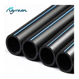 Rayman PE100 HDPE Water Pipe 63mm 90mm 315mm 630mm 710mm 1000mm 1.6Mpa Plastic Pipes HDPE Tube Free Sample for Water Supply