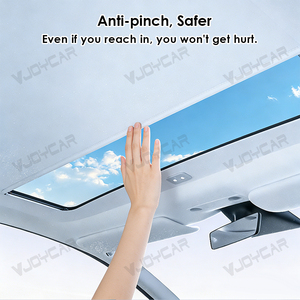 หลังคาบังแดด<span class=keywords><strong>รถ</strong></span>ยนต์ควบคุมด้วยเสียงรีโมตไฟ<span class=keywords><strong>ฟ</strong></span>้าสำหรับรุ่น Y หลังคากันแดดใช้พลังงานไฟ<span class=keywords><strong>ฟ</strong></span>้าหลังคากันแดดใช้2026แบบพับเก็บได้ - Product Image 4